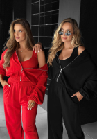 Komplet bluza, spodnie i body 3in1 All For Love czekoladowy