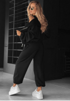 Komplet bluza, spodnie i body 3in1 All For Love czekoladowy