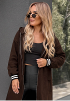 Długa bluza oversize z kapturem Cozy Hour czarna