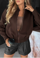Bluza z przeszyciami Soft Chapter czarna