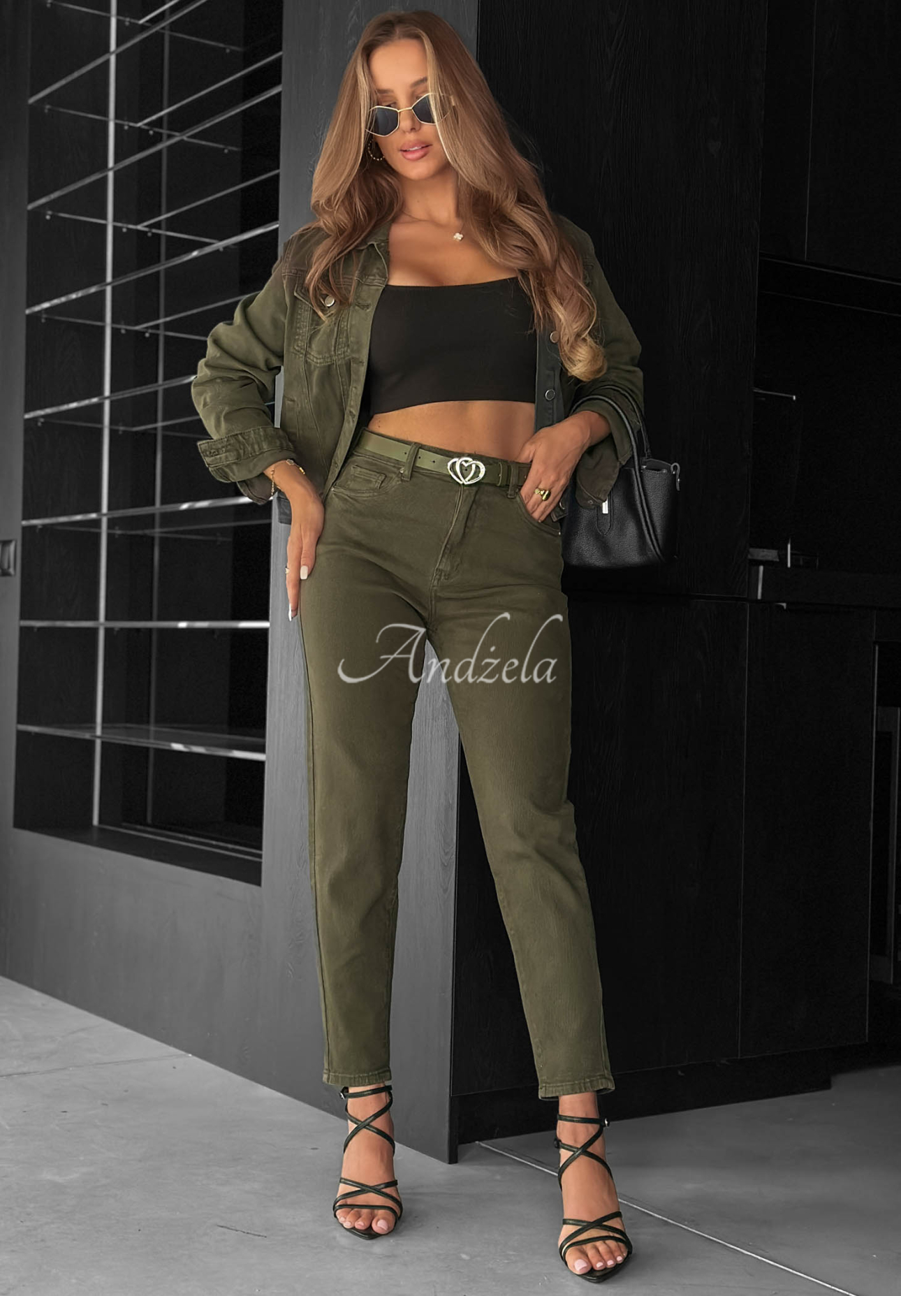 Kurtka jeansowa More Than Ever khaki