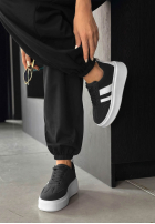 Zamszowe adidasy Start With Forever czarne
