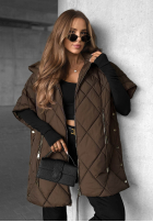Pikowana kamizelka oversize Daily Comfort czarna