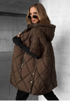 Pikowana kamizelka oversize Daily Comfort czarna