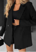 Marynarka oversize Classy Touch czarna