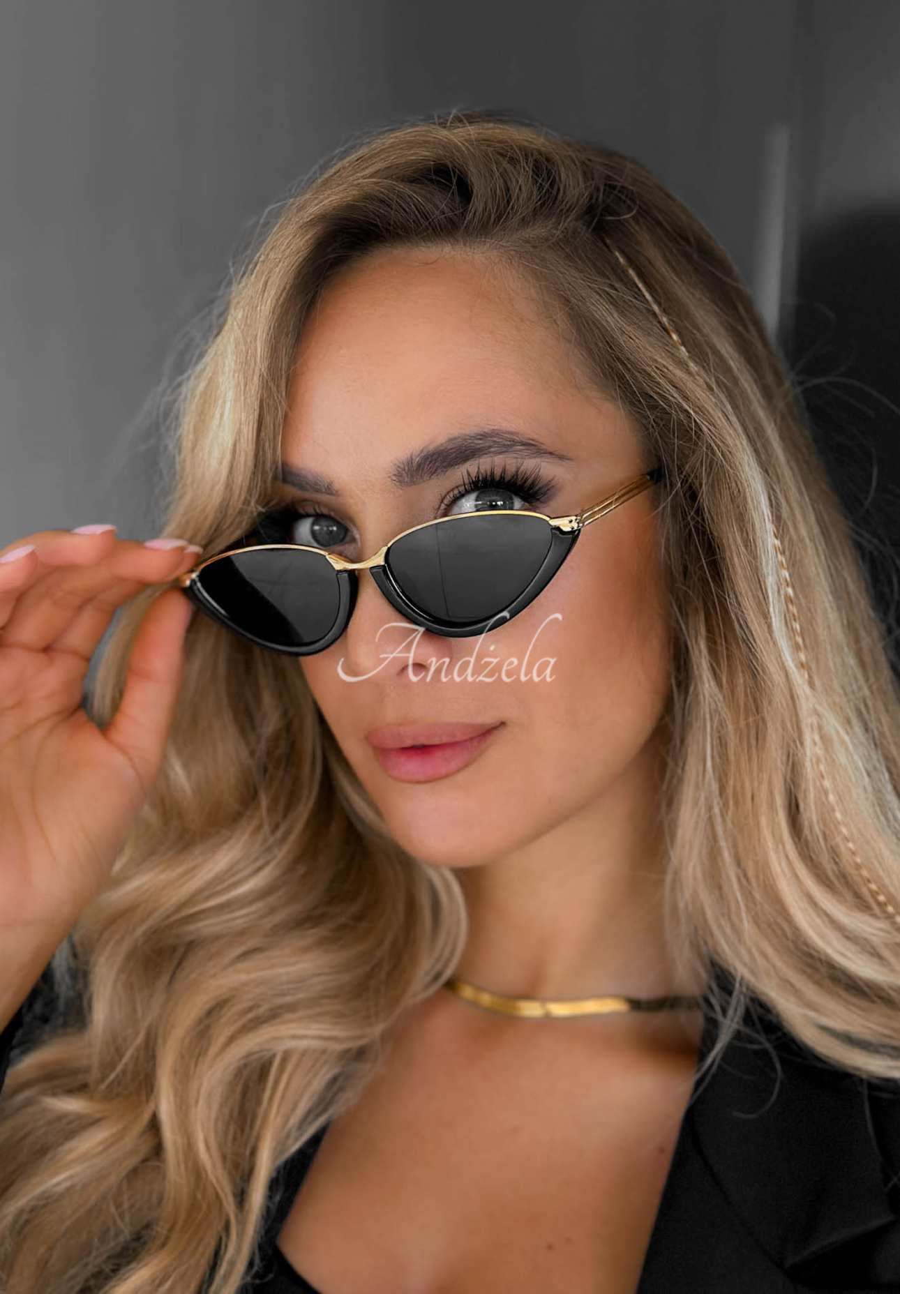 Okulary przeciwsłoneczne Pretty Shade czarne