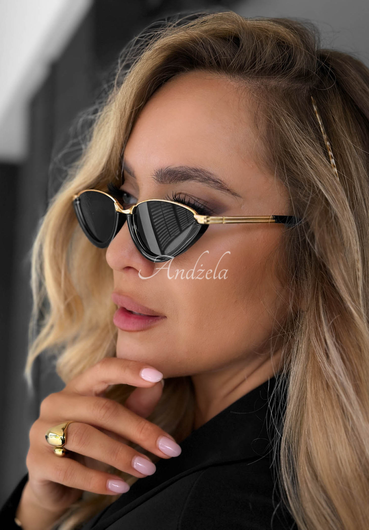Okulary przeciwsłoneczne Pretty Shade czarne