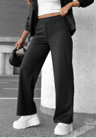 Komplet dresowy bluza z guzikami i spodnie Comfort Story granatowy