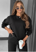 Bluza Never Late czarna