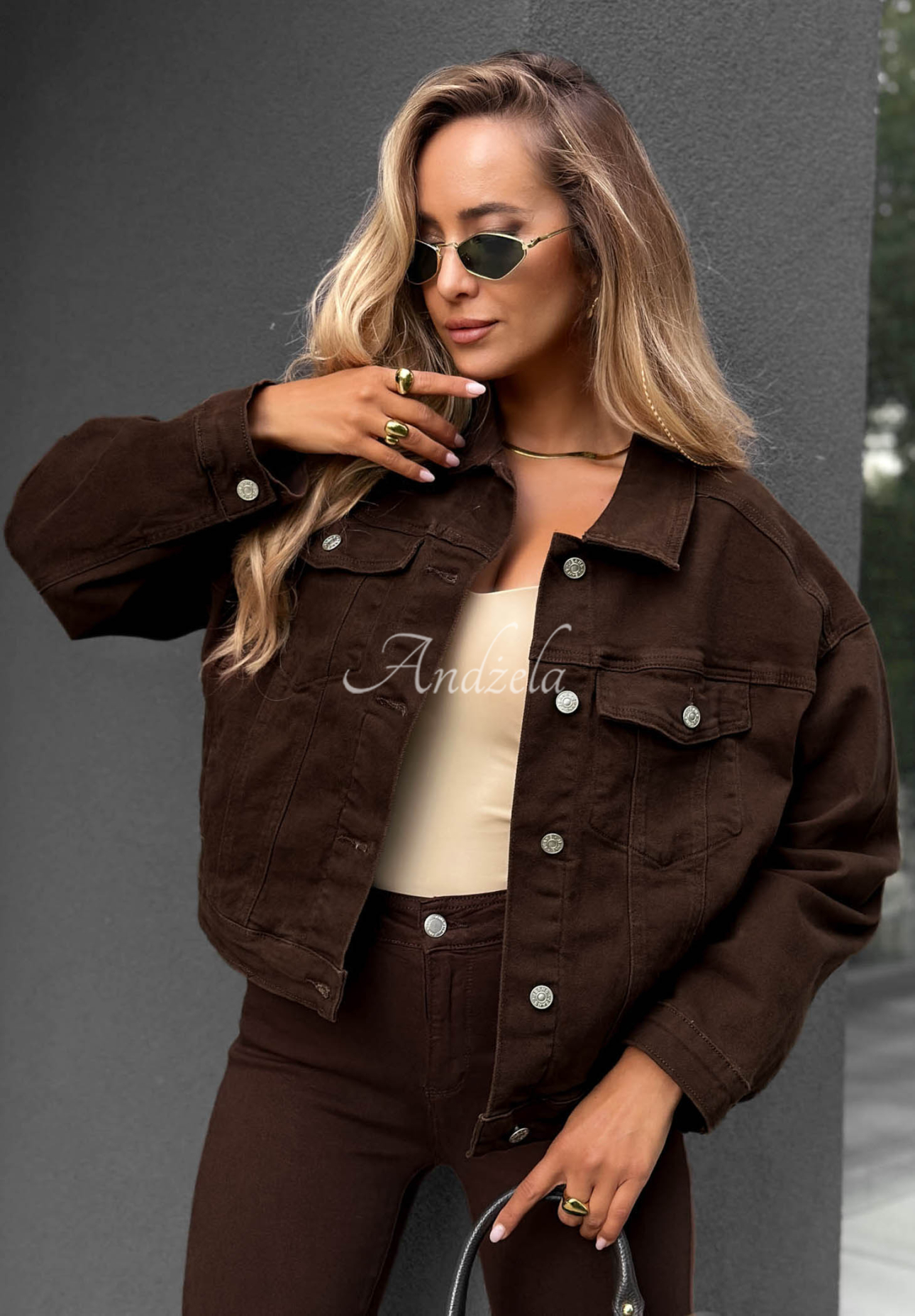 Follow Dreams Chocolate-Brown Denim Jacket