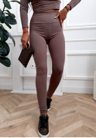 Legginsy Meredity beżowe