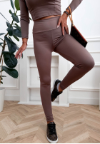 Legginsy Meredity beżowe