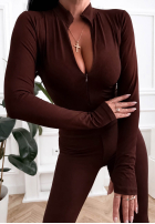 Body z zapięciem na suwak Midnight Talk czarne