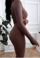 Body z zapięciem na suwak Midnight Talk czarne