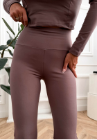Legginsy dzwony Can’t Stop czekoladowe