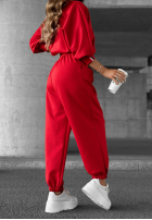 Komplet dresowy Cozy Balance czerwony