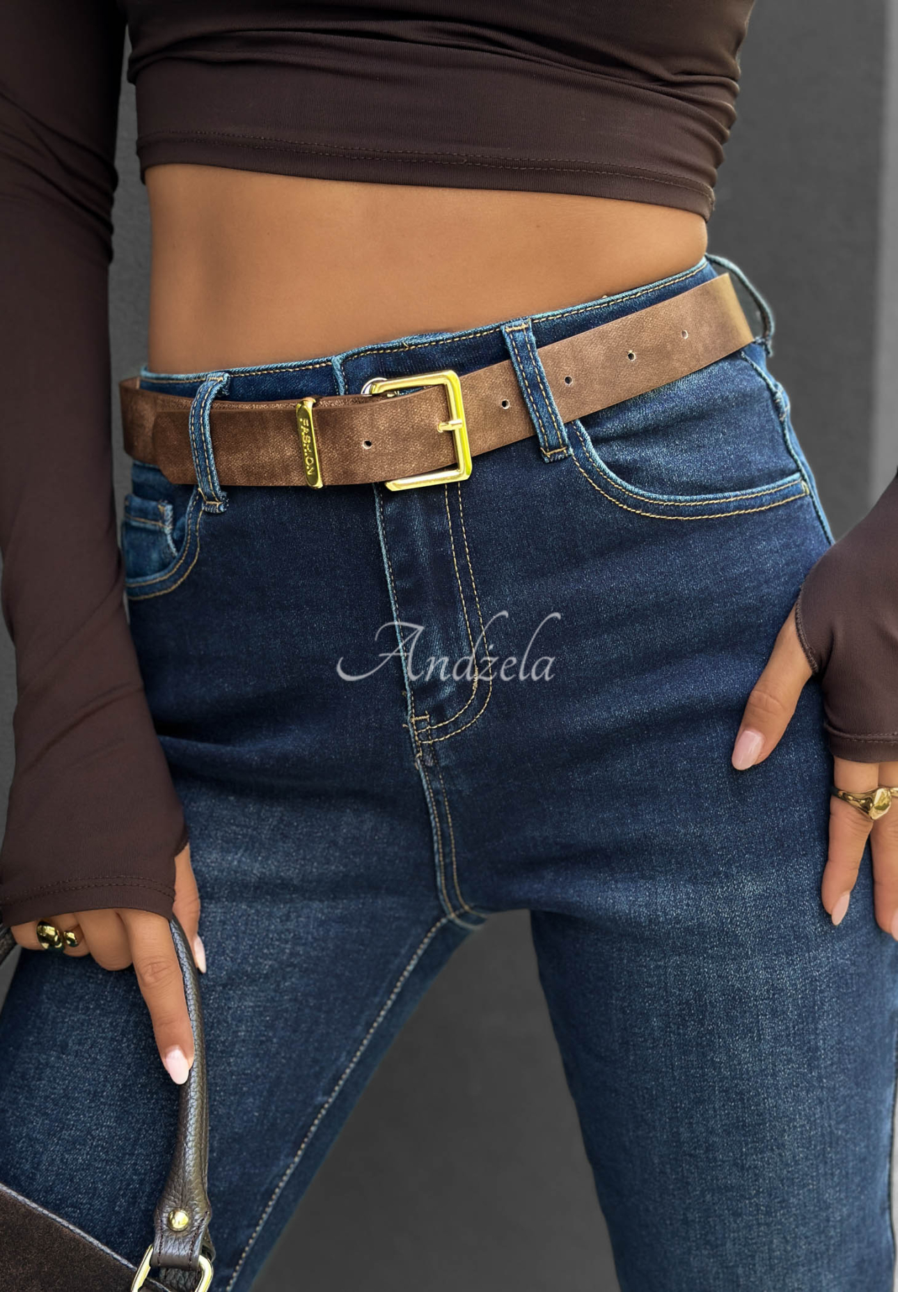 Strive For More navy blue skinny jeans