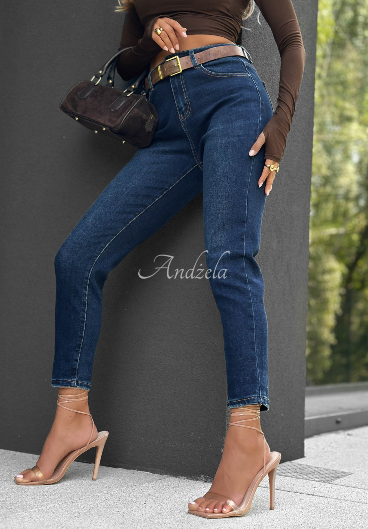 Strive For More navy blue skinny jeans
