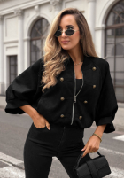 Kurtka napoleonka Elegant Force czarna