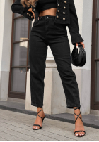 Spodnie jeansowe mom fit Lost Message czekoladowe