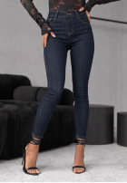 Spodnie jeansowe skinny To Get Started granatowe