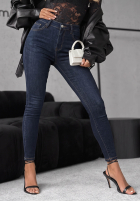 Spodnie jeansowe skinny To Get Started granatowe