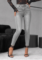 Spodnie jeansowe skinny To Get Started jasnoszare