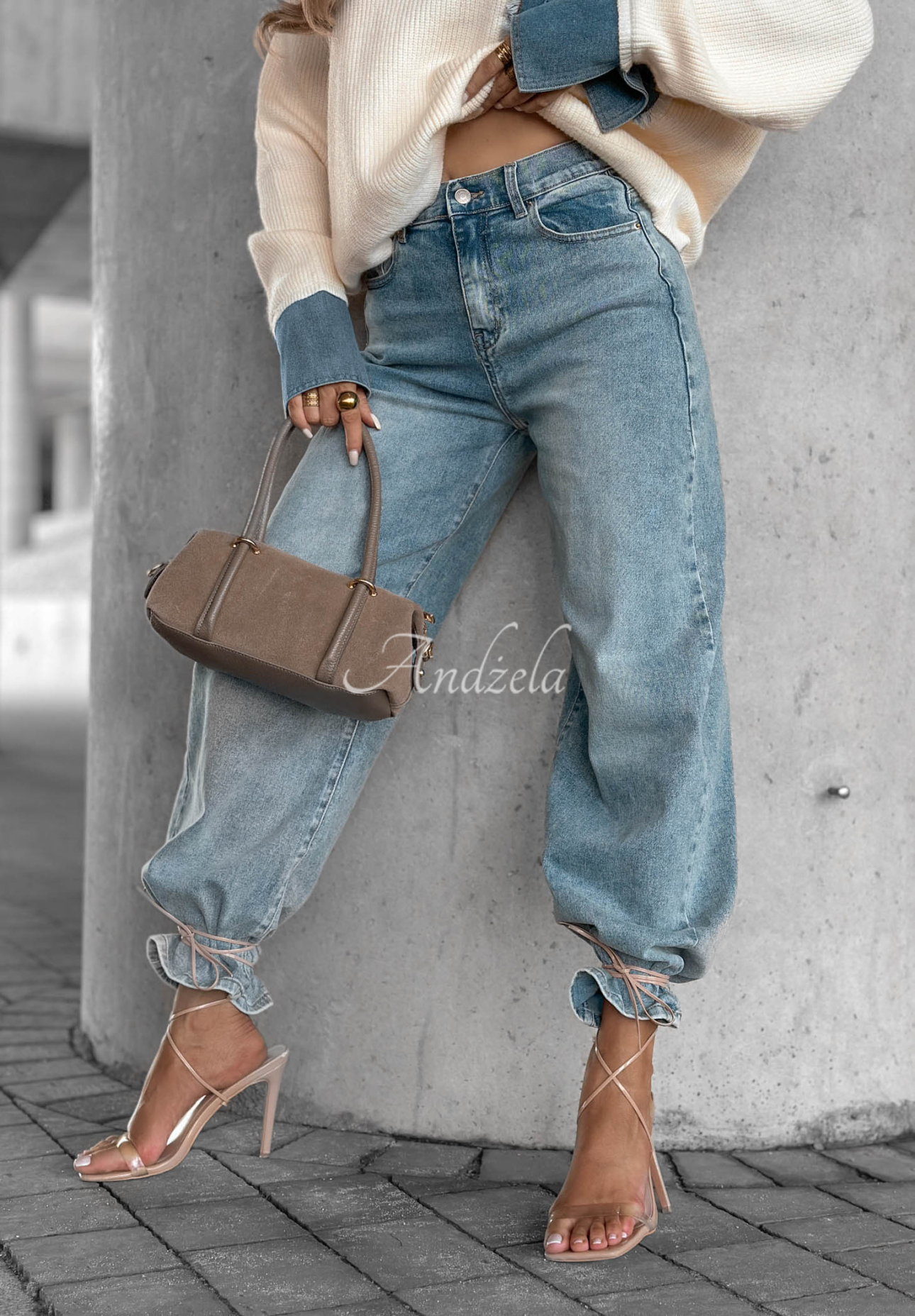 Fall Ready Light Blue Balloon Jeans