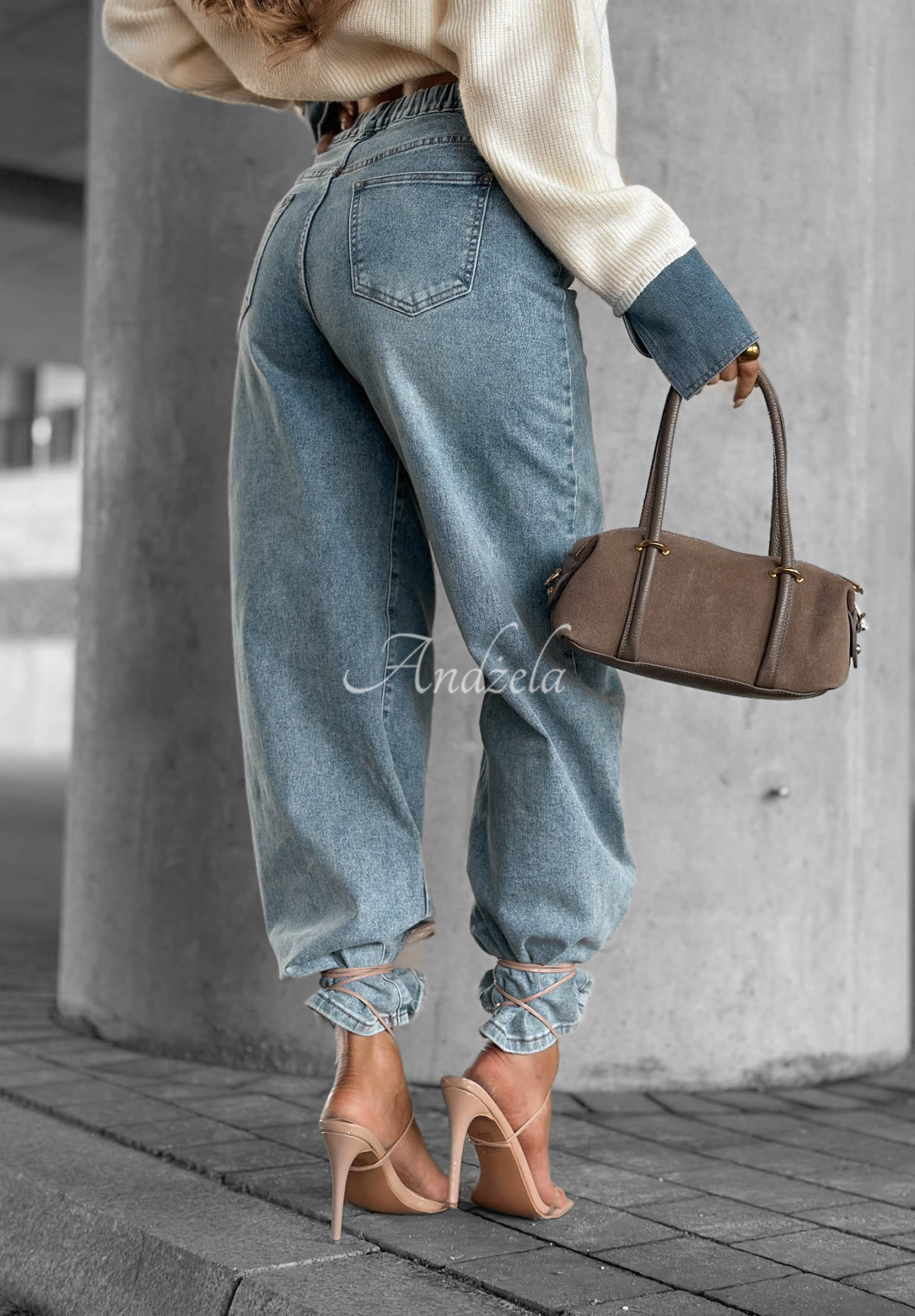 Fall Ready Light Blue Balloon Jeans