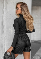 Bluzka z siateczki Silent Beauty czarna