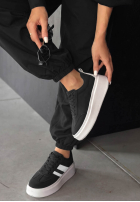 suede Trainers Start With Forever black