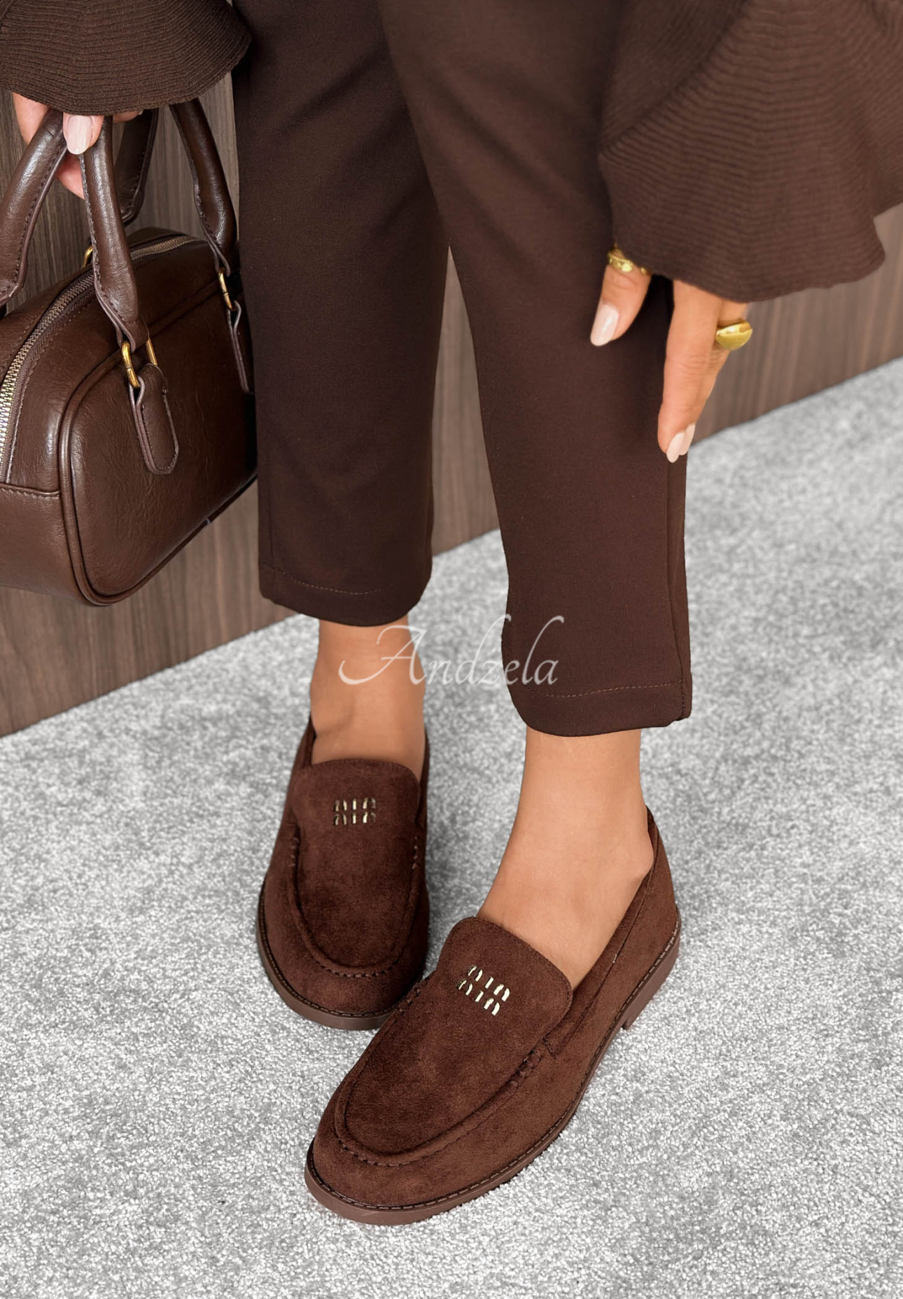 Classy Brunch Chocolate Suede Moccasins