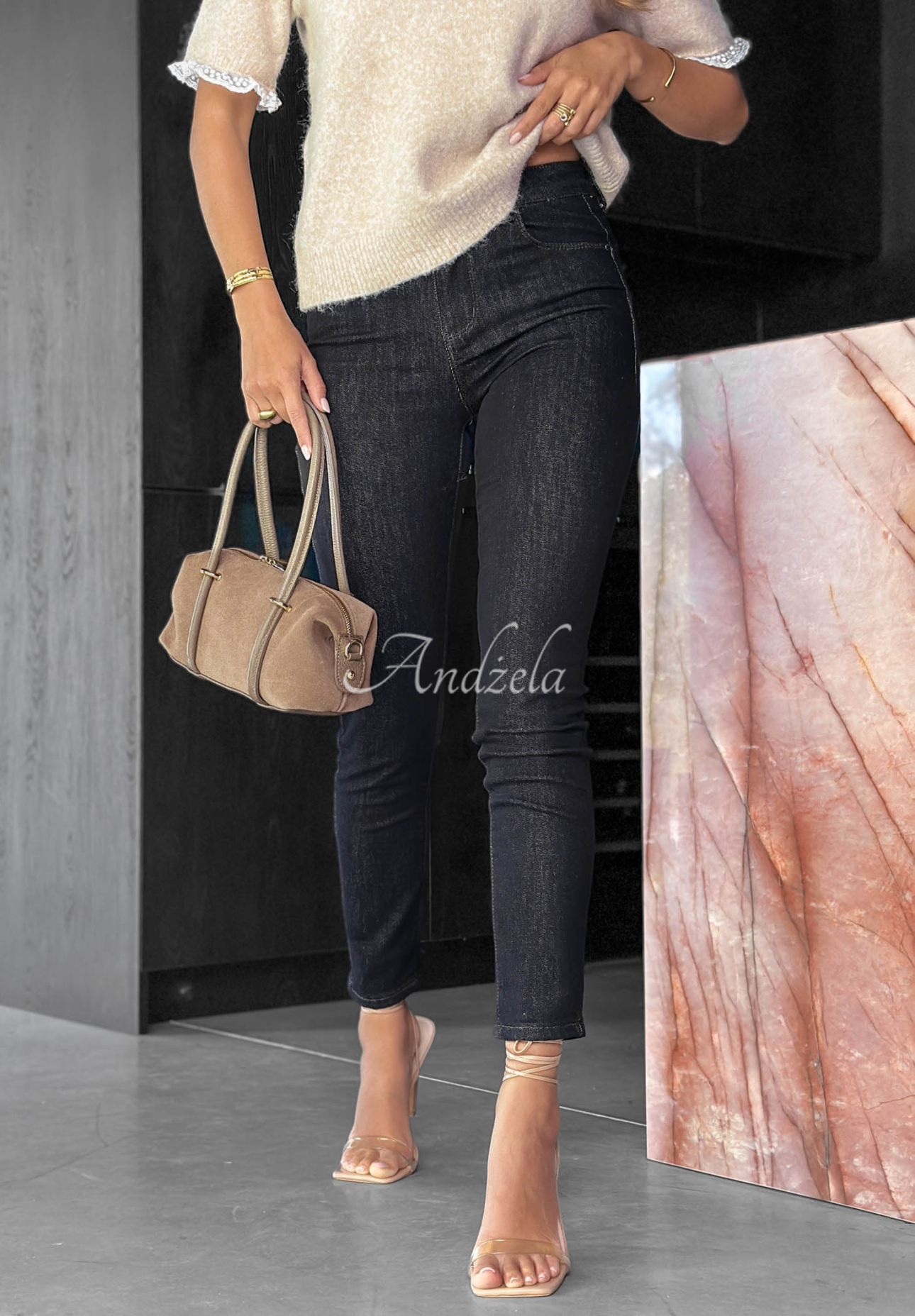 Mind Rest Dark Navy Skinny Jeans