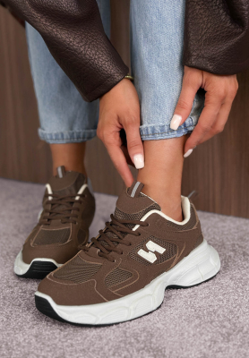 Sneakersy Amber Affair czekoladowe