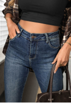Spodnie jeansowe skinny Perfect Shape niebieskie