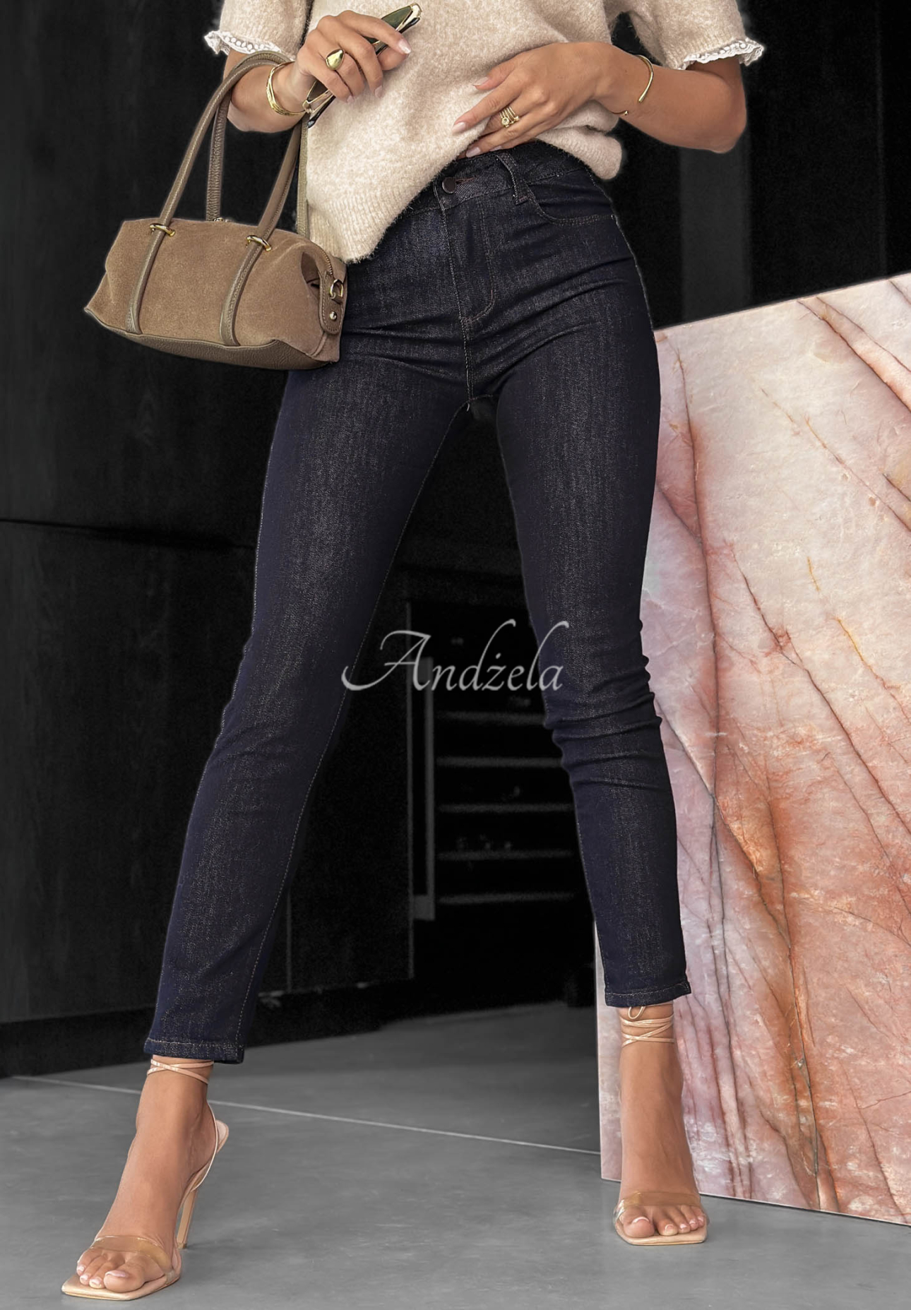 Mind Rest Dark Navy Skinny Jeans