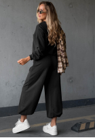 Komplet dresowy bluza i spodnie Simple Moments czekoladowy