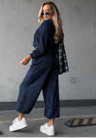 Komplet dresowy bluza i spodnie Simple Moments czekoladowy