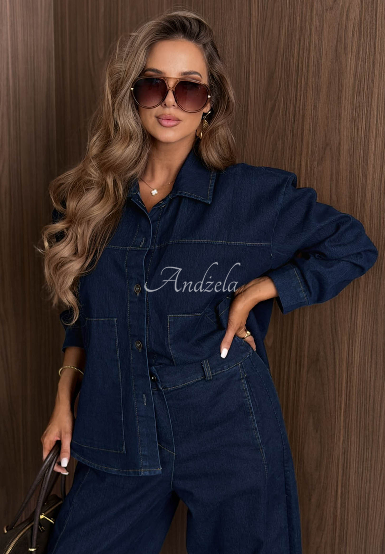 Iconic Fit Dark Blue Denim Jacket