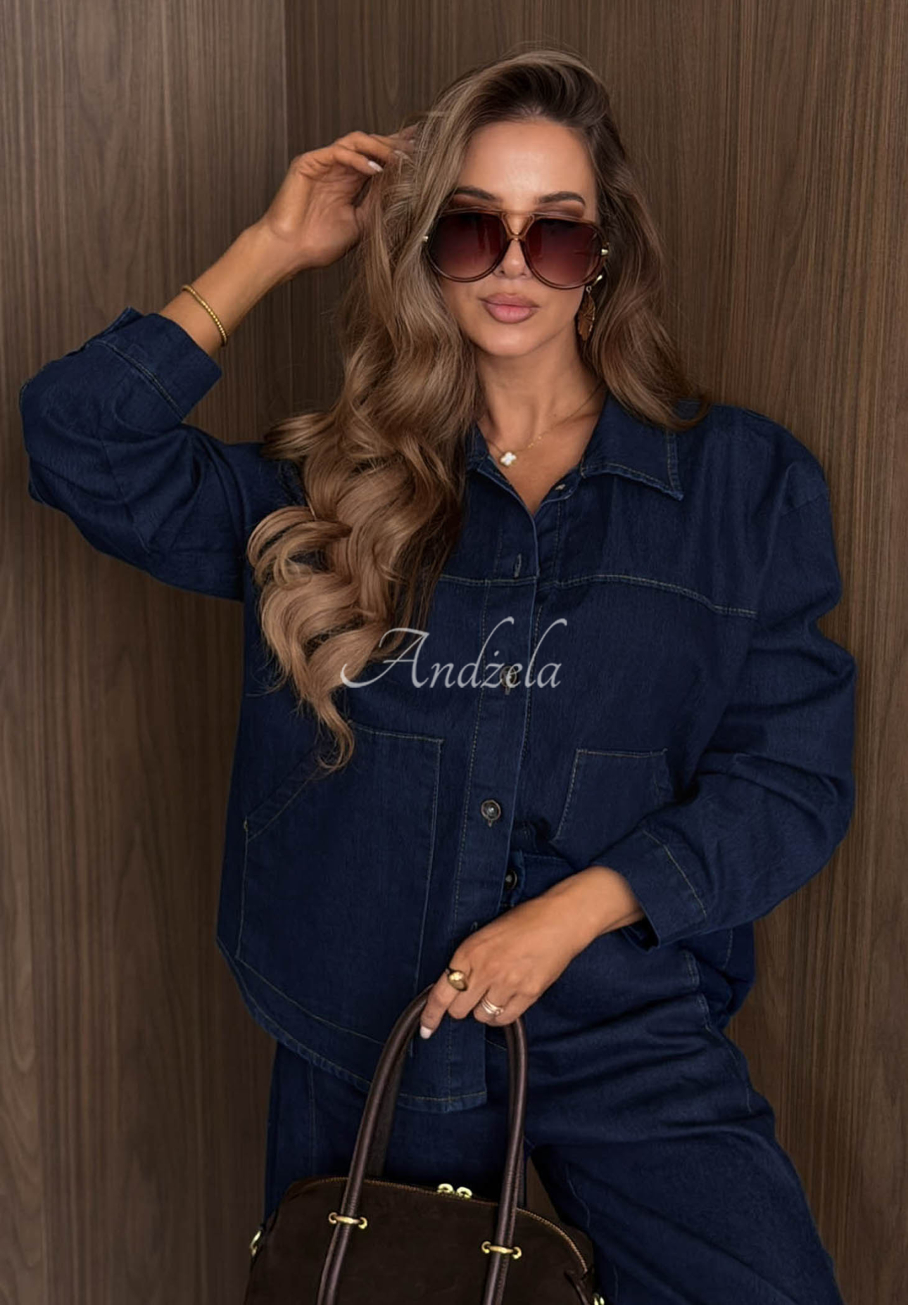 Iconic Fit Dark Blue Denim Jacket