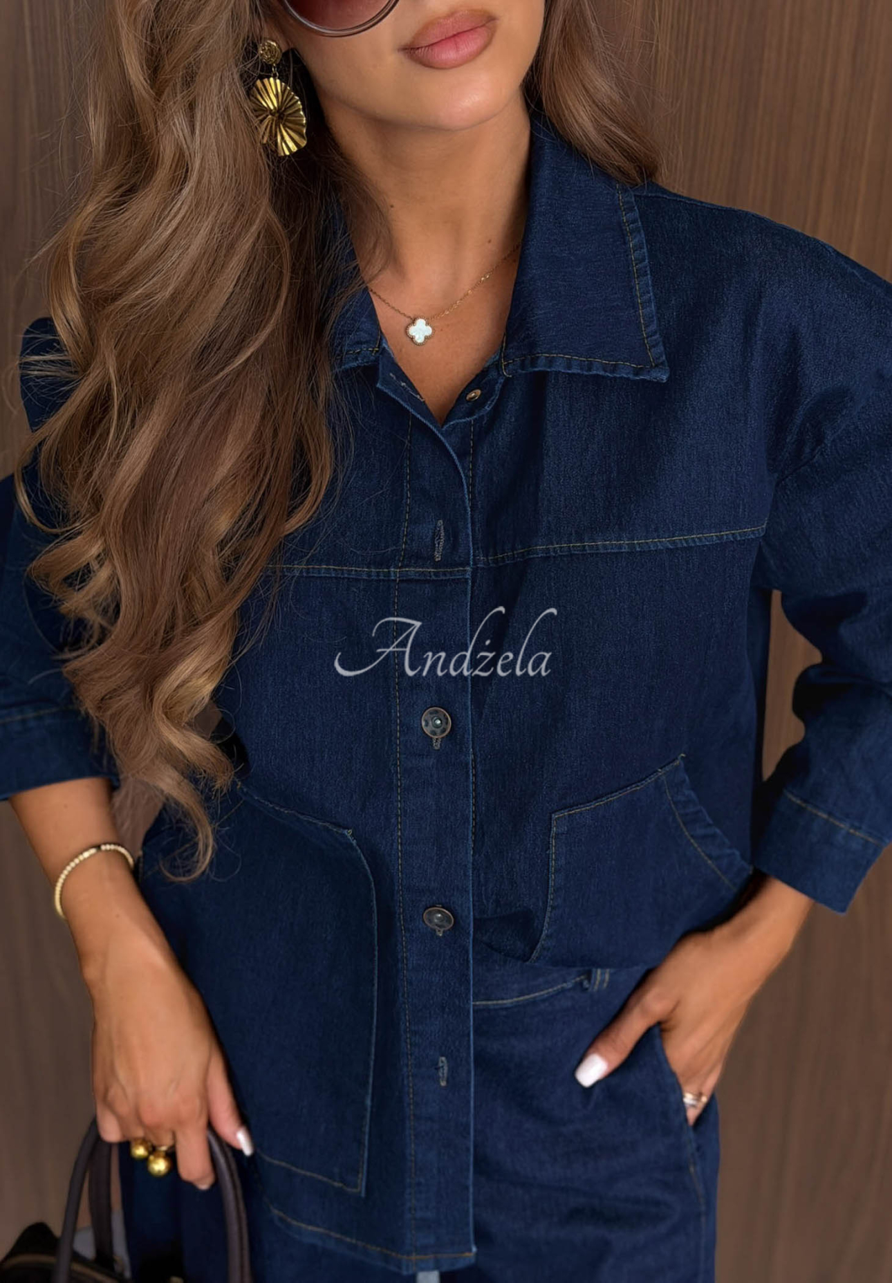 Iconic Fit Dark Blue Denim Jacket