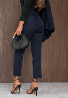Eleganckie spodnie cygaretki Runway Ready czarne