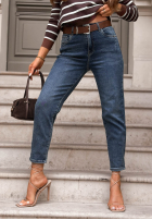Spodnie jeansowe baggy fit Still Moments ciemnoniebieskie