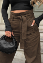 Spodnie jeansowe mom fit Honey Light khaki