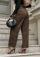 Spodnie jeansowe mom fit Honey Light khaki