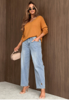 Spodnie jeansowe mom fit Casual Vibes jasnoniebieskie
