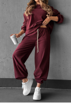 Sztruksowy komplet dresowy Endless Comfort mokka