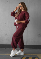 Sztruksowy komplet dresowy Endless Comfort mokka