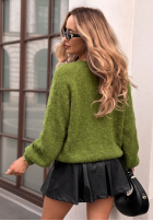 Moherowy sweter Cloud Darling khaki