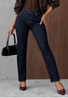 Spodnie jeansowe skinny Sunday Stroll granatowe